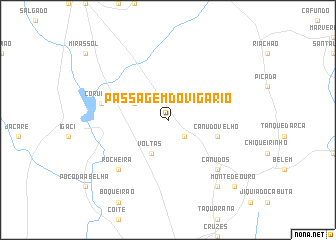 map of Passagem do Vigário