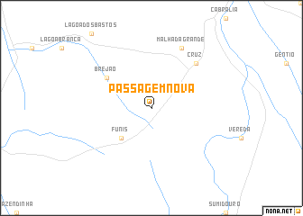 map of Passagem Nova