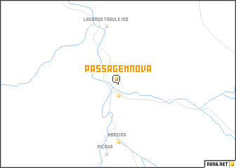 map of Passagem Nova