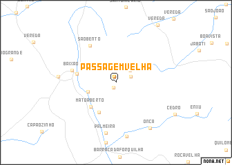 map of Passagem Velha