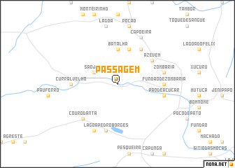 map of Passagem