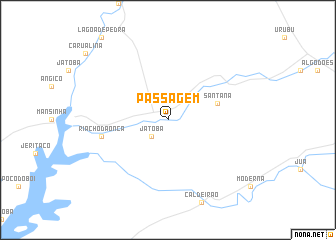 map of Passagem