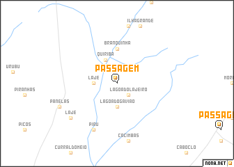map of Passagem