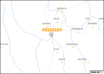 map of Passagem