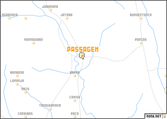 map of Passagem