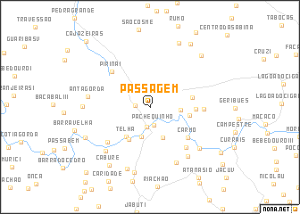 map of Passagem