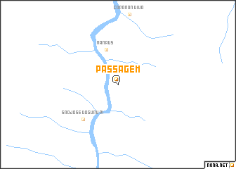 map of Passagem