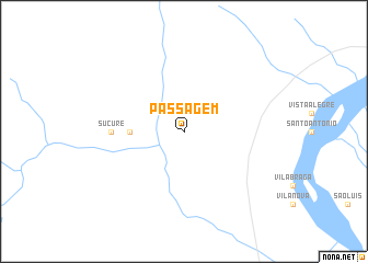 map of Passagem