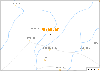 map of Passagem