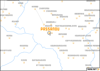 map of Passanou