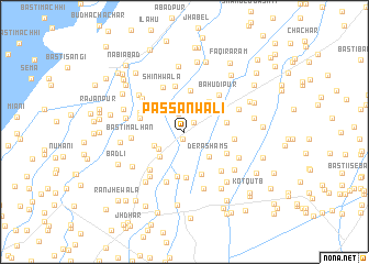 map of Passanwāli