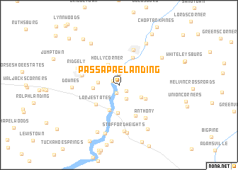 map of Passapae Landing