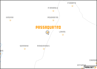 map of Passa Quatro