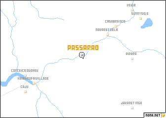 map of Passarão