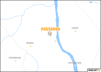 map of Passarão