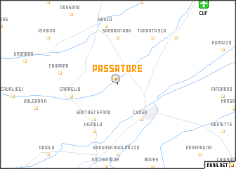 map of Passatore