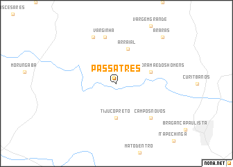 map of Passa Três