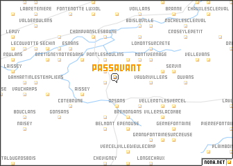 map of Passavant