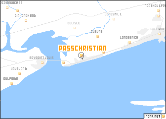 map of Pass Christian