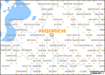 map of Passe à Roche