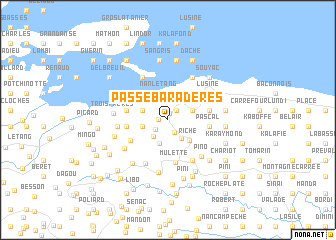 map of Passe Baradères