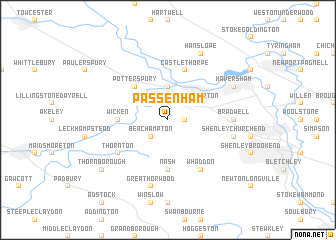 map of Passenham