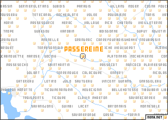 map of Passe Reine
