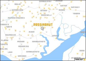 map of Passi Mamut