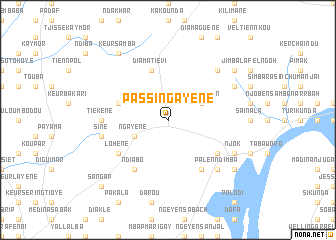 map of Passi Ngayène