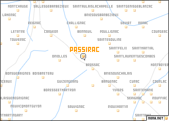 map of Passirac