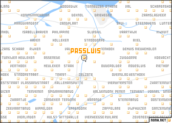 map of Passluis