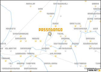 map of Pass Ndongo