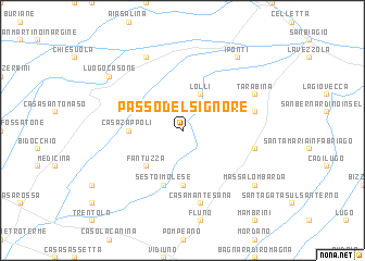 map of Passo del Signore