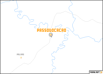 map of Passo do Cação