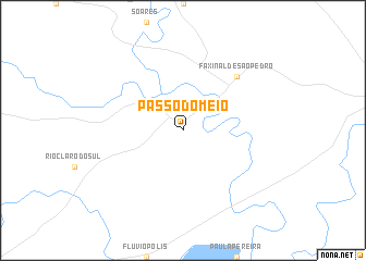 map of Passo do Meio