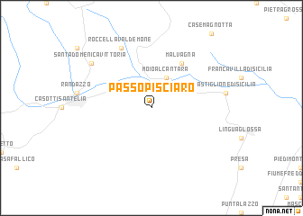 map of Passopisciaro
