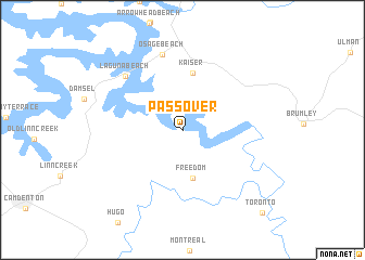 map of Passover