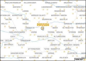 map of Passow