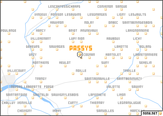 map of Passys