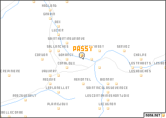 map of Passy