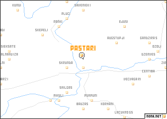 map of Pastari