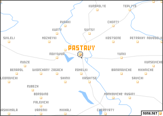 map of Pastavy
