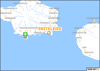 map of Pasteleiro