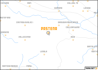 map of Pastena