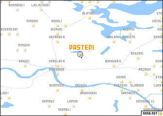 map of Pasteri