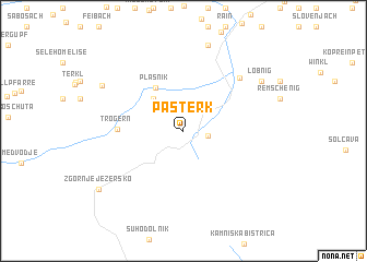 map of Pasterk