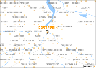 map of Pasternik