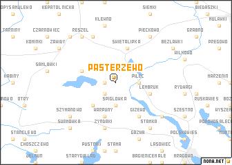 map of Pasterzewo