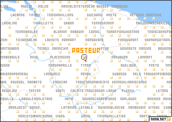 map of Pasteur