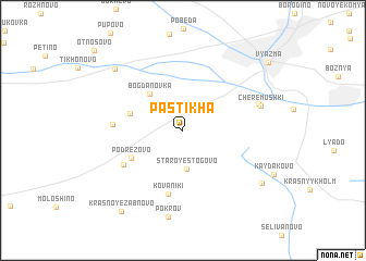 map of Pastikha